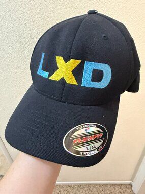 LXD Black Flexfit Baseball Hat